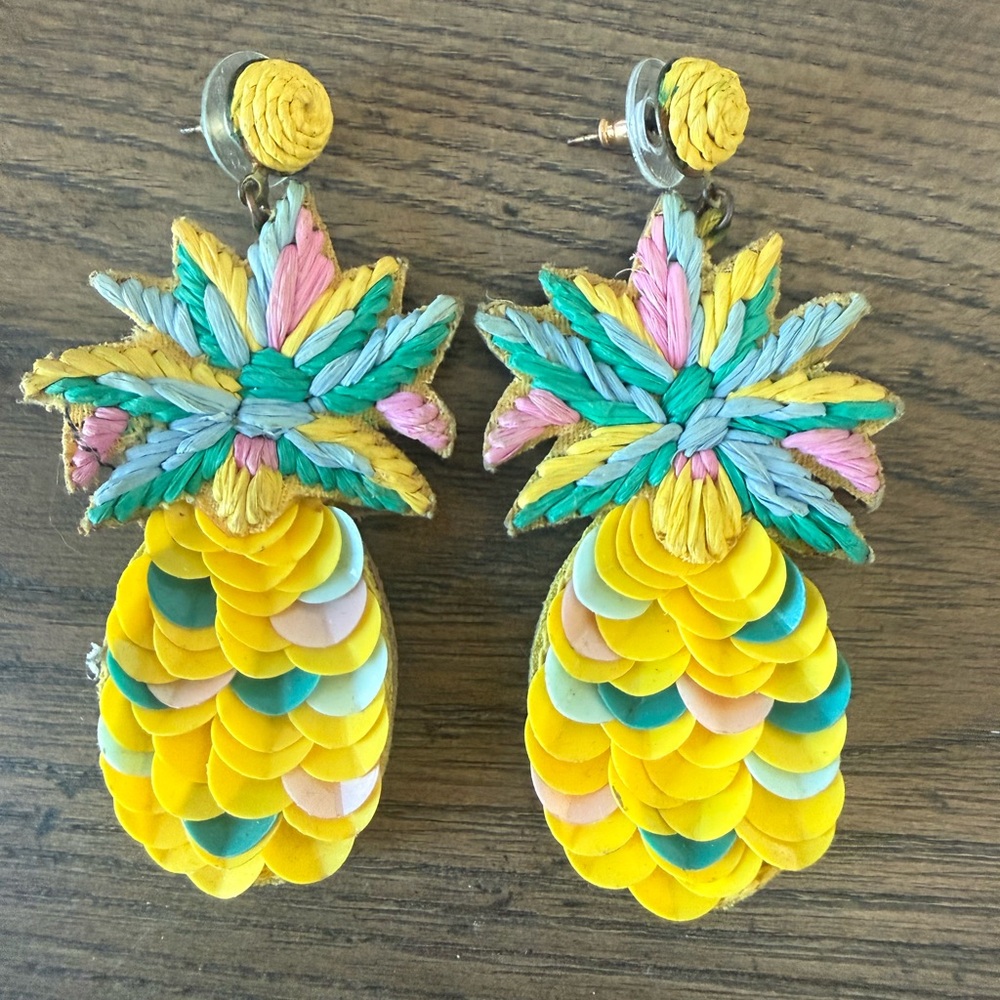 Boden Pineapple Earrings